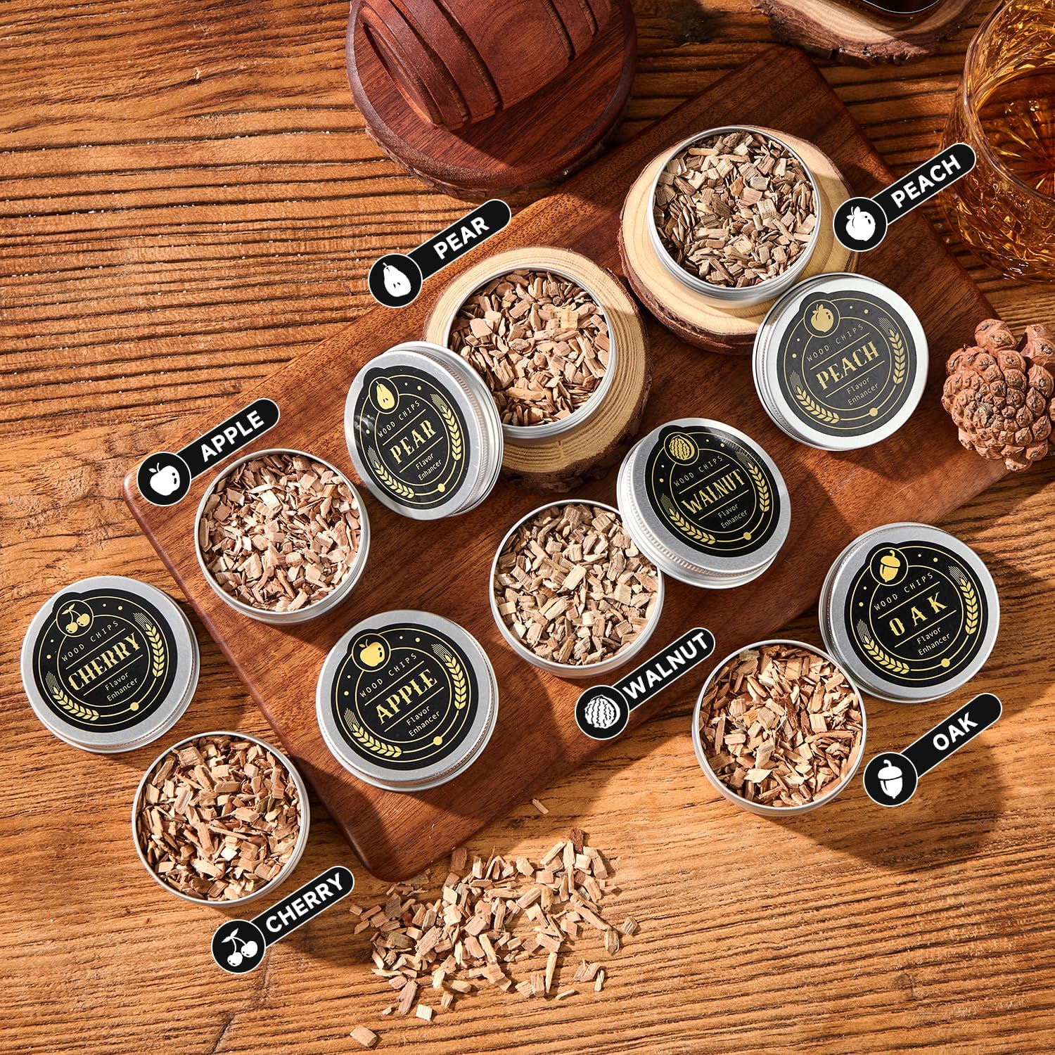 Affumicatore per cocktail con trucioli di legno – foto 4