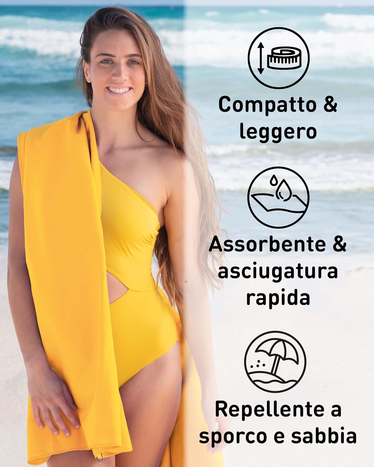 Asciugamano sportivo in microfibra – foto 2