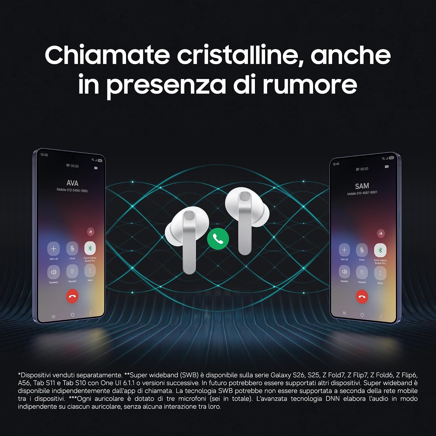 Samsung Galaxy Buds4 Pro, auricolari Bluetooth con ANC – foto 3