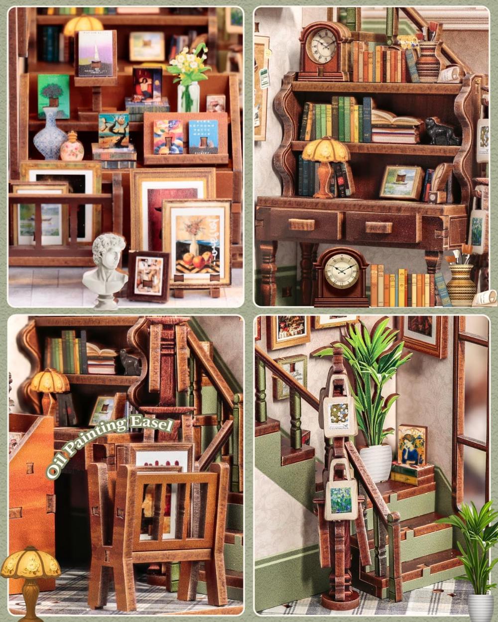 Book Nook – diorama da libreria da costruire – foto 5