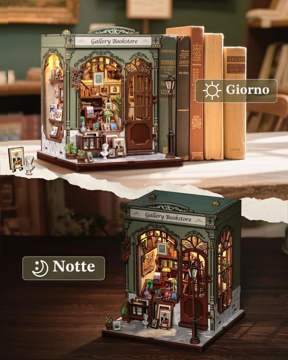 Book Nook – diorama da libreria da costruire – foto 4