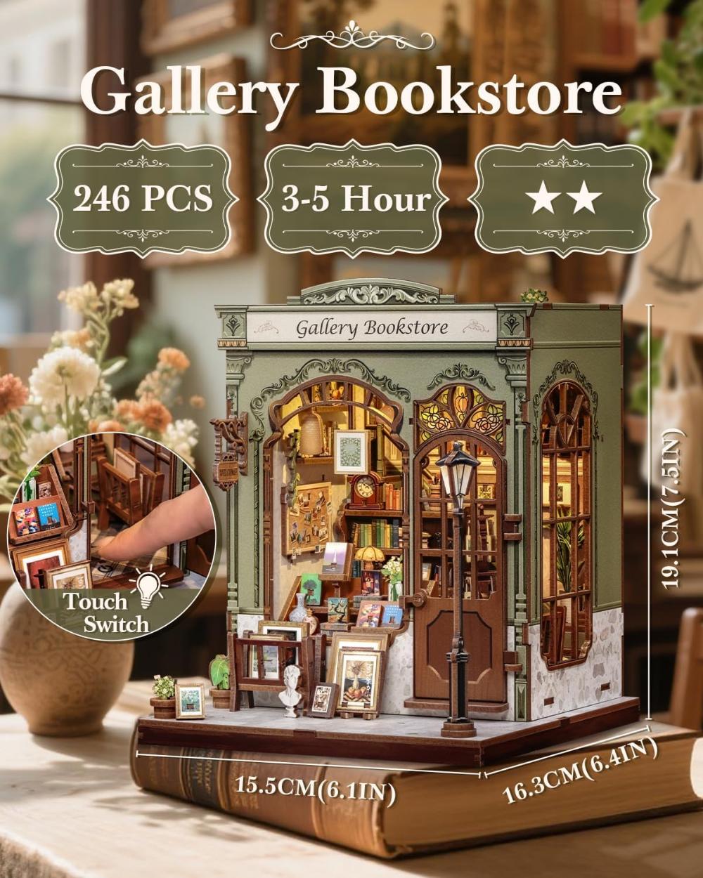 Book Nook – diorama da libreria da costruire – foto 3