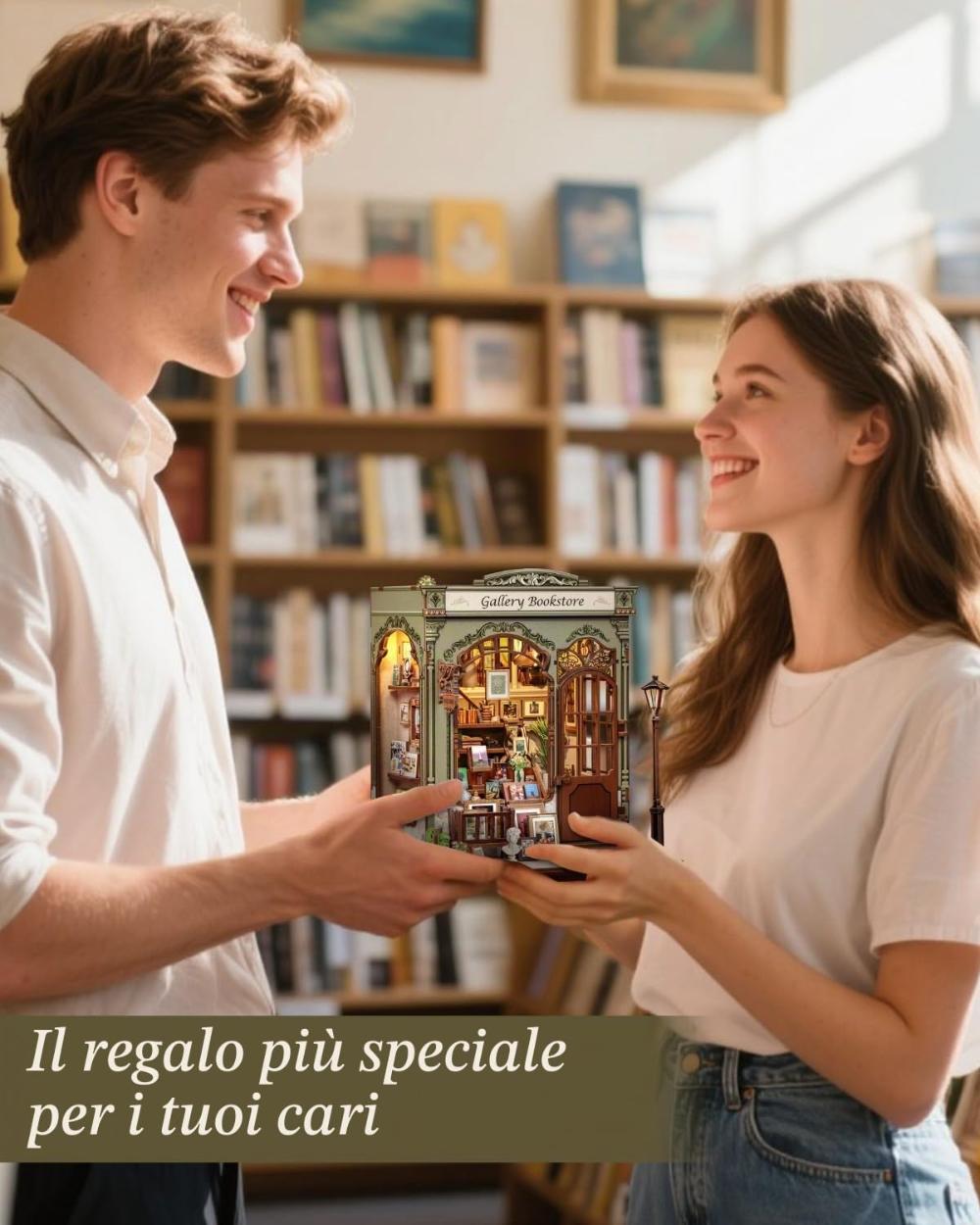 Book Nook – diorama da libreria da costruire – foto 2