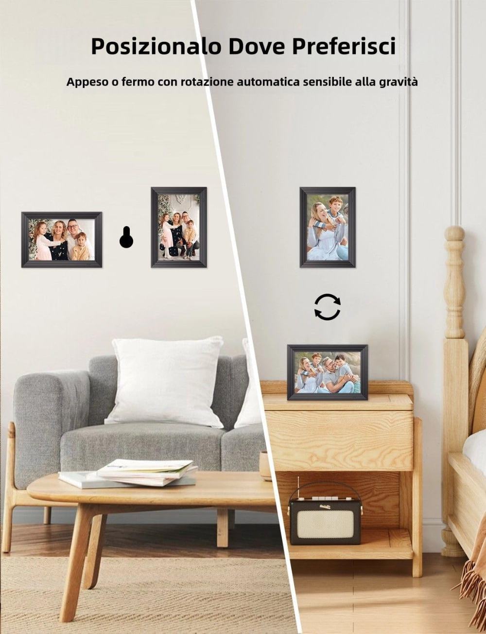 Cornice digitale Wi-Fi per foto di famiglia – foto 5