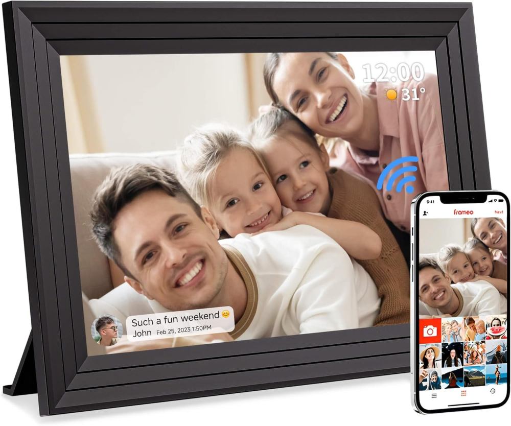 Cornice digitale Wi-Fi per foto di famiglia