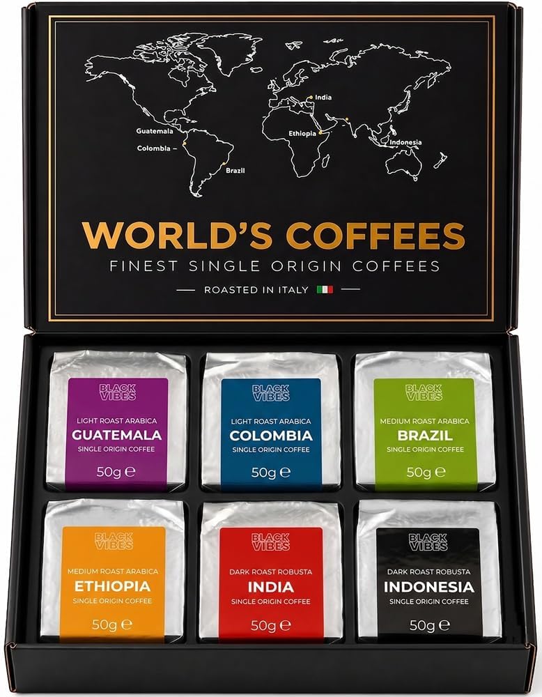 Box degustazione caffè da tutto il mondo