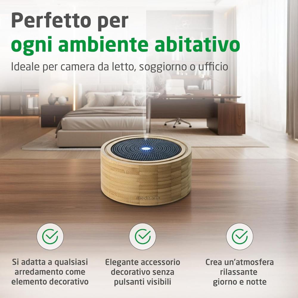 Diffusore ad ultrasuoni per oli essenziali con luce LED – foto 5