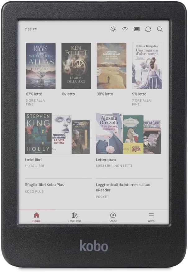 E-reader per leggere libri digitali