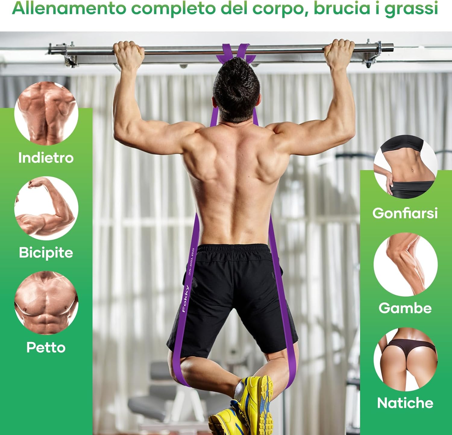 Set di elastici di resistenza per allenarsi – foto 3