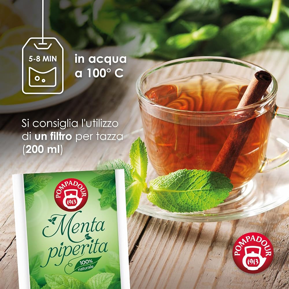 Infuso alla menta piperita, 60 filtri (3 confezioni da 20) – foto 4