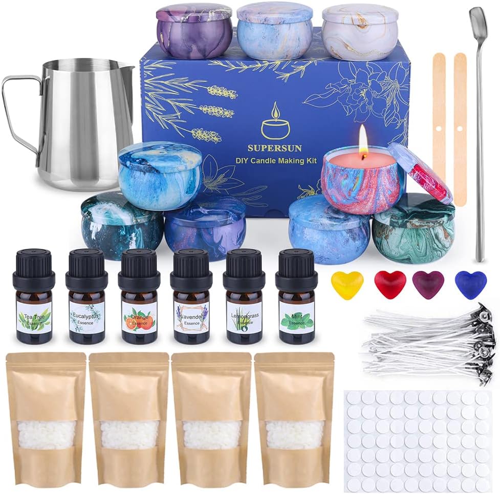 Kit per creare saponi e candele fatti in casa