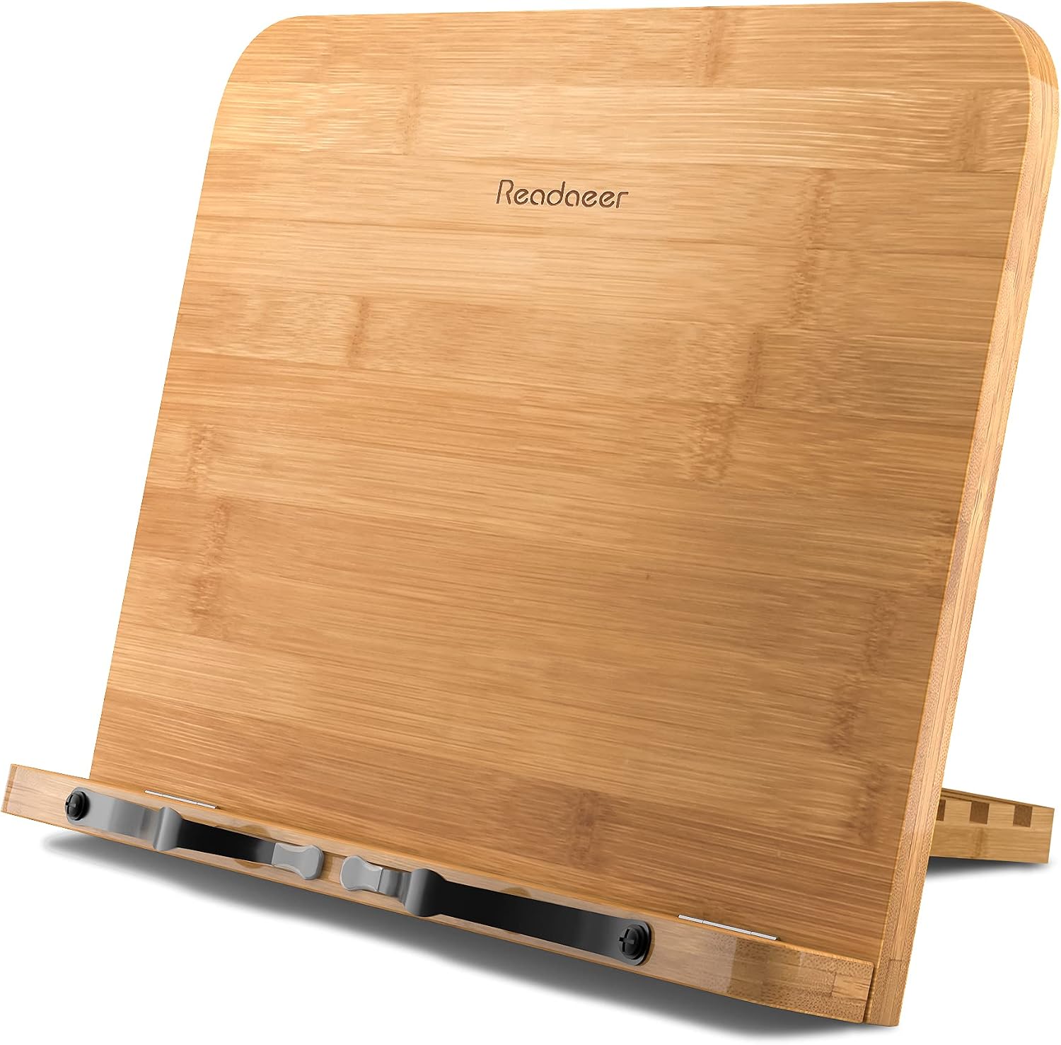 Leggio da tavolo o da letto con fermapagine