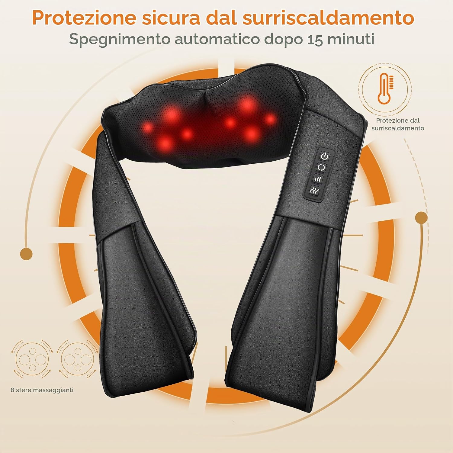 Massaggiatore cervicale elettrico a impulsi – foto 2