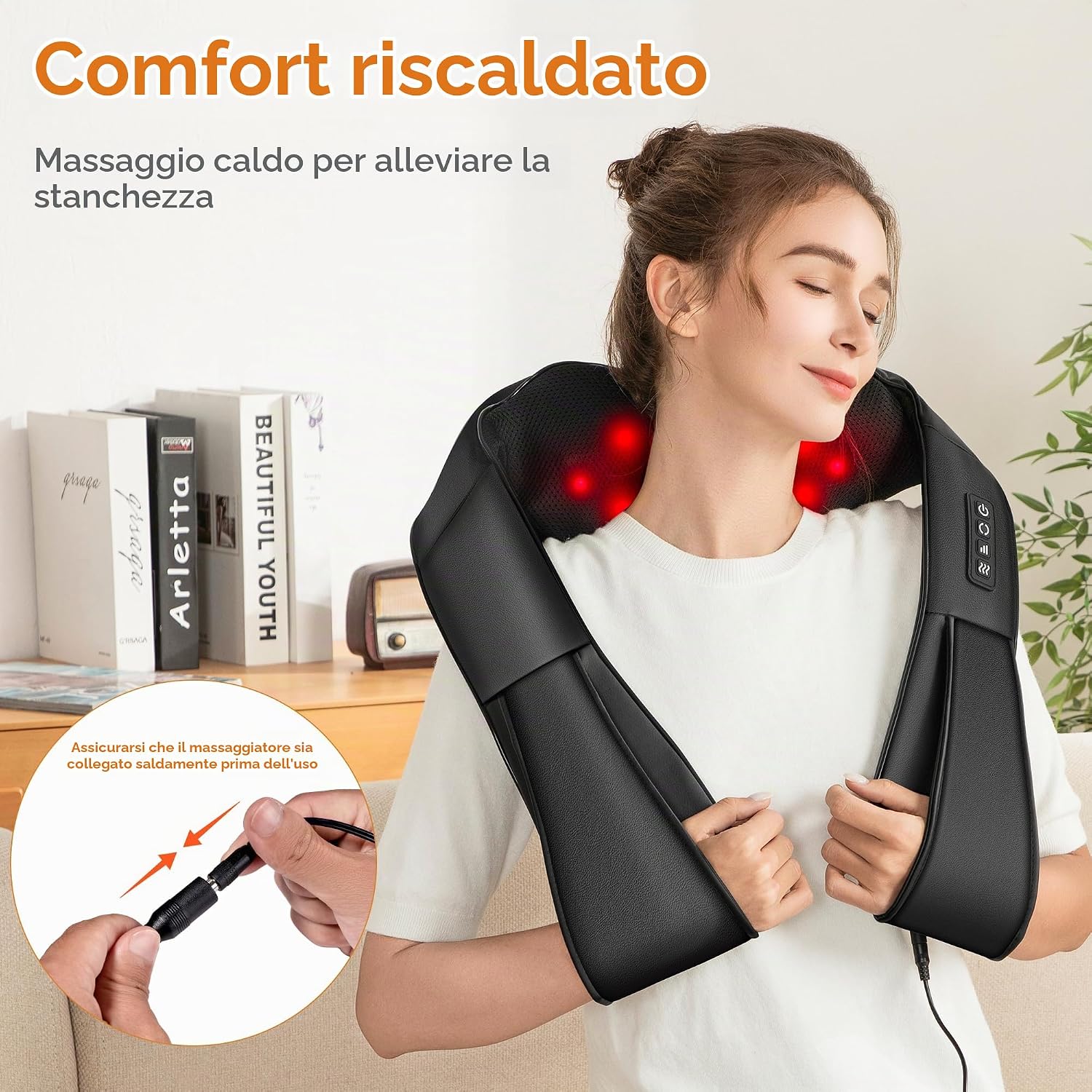 Massaggiatore cervicale elettrico a impulsi
