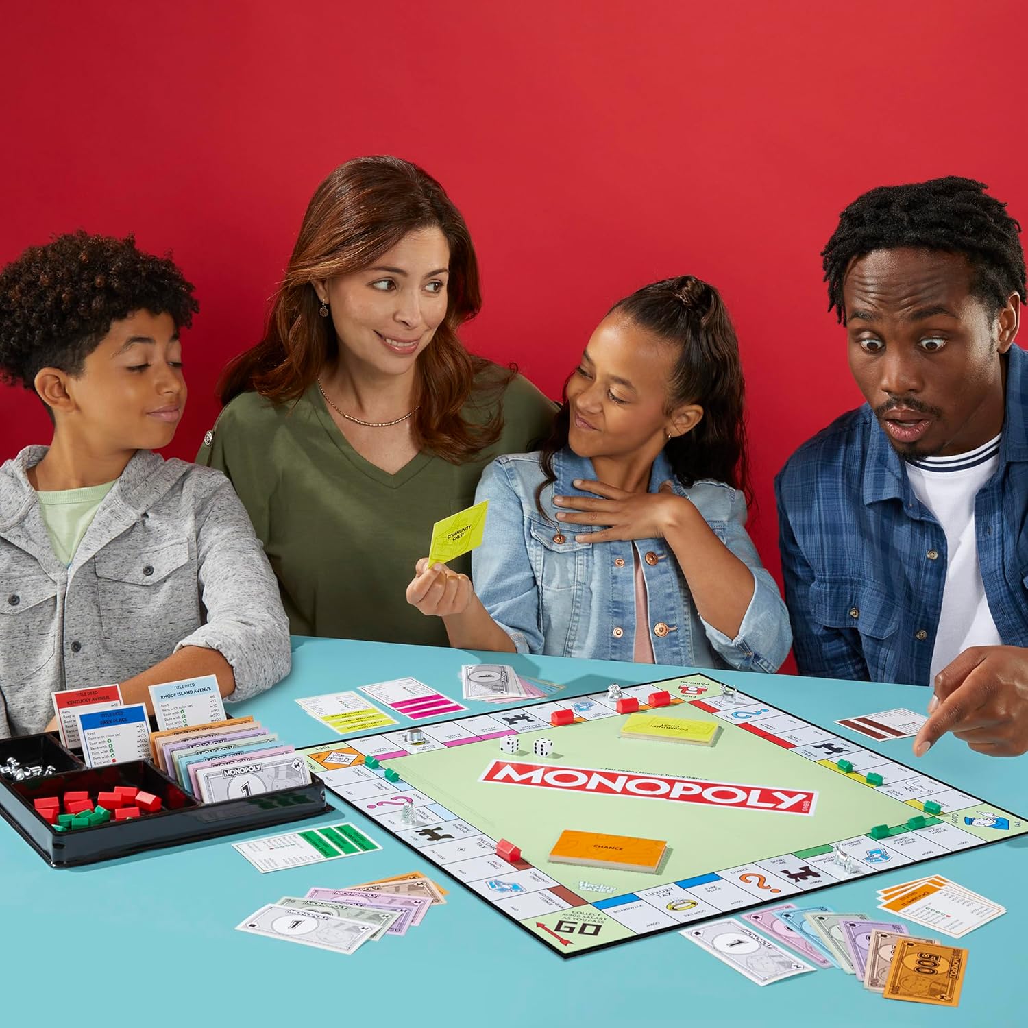 Monopoly Hasbro con vaschetta e pedine grandi – foto 2