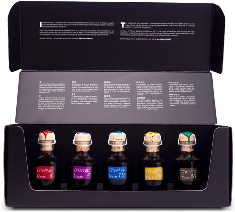 Set olio extravergine e aceto balsamico in confezione regalo