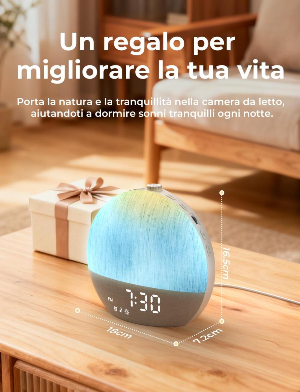 Sveglia con luce che simula l’alba – foto 6