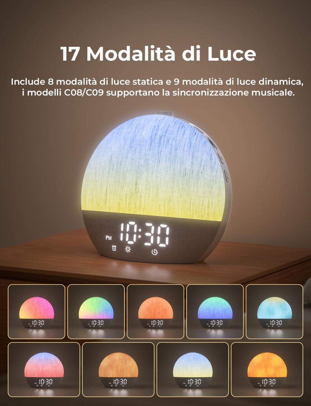 Sveglia con luce che simula l’alba – foto 5