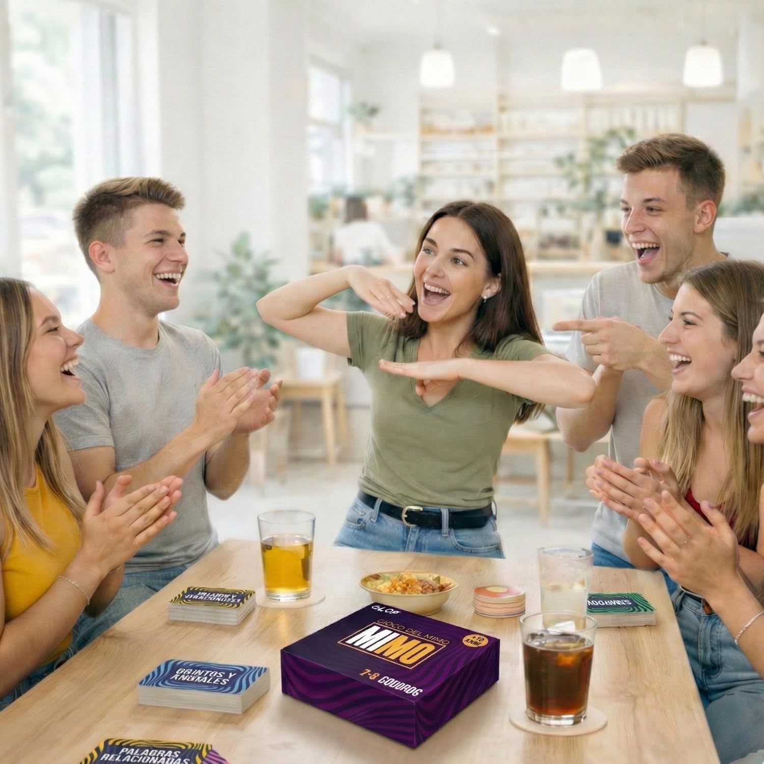 Gioco di società a squadre con disegni e mimi – foto 4