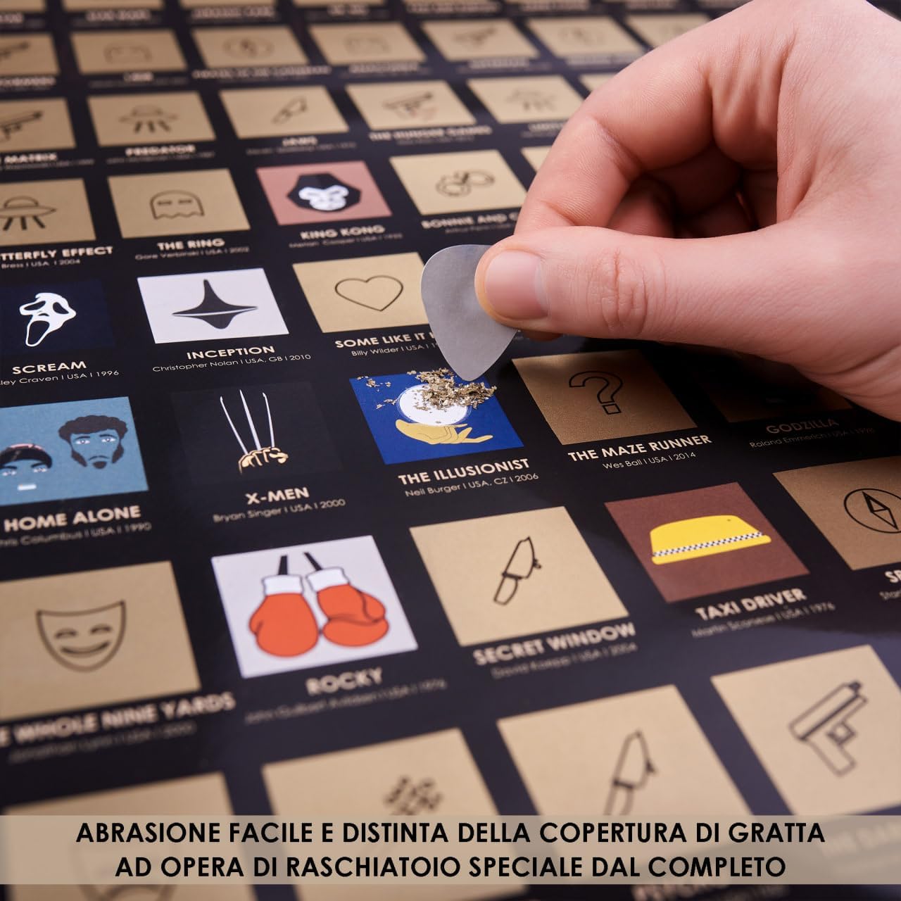 Poster da grattare con serie TV o film da vedere – foto 4
