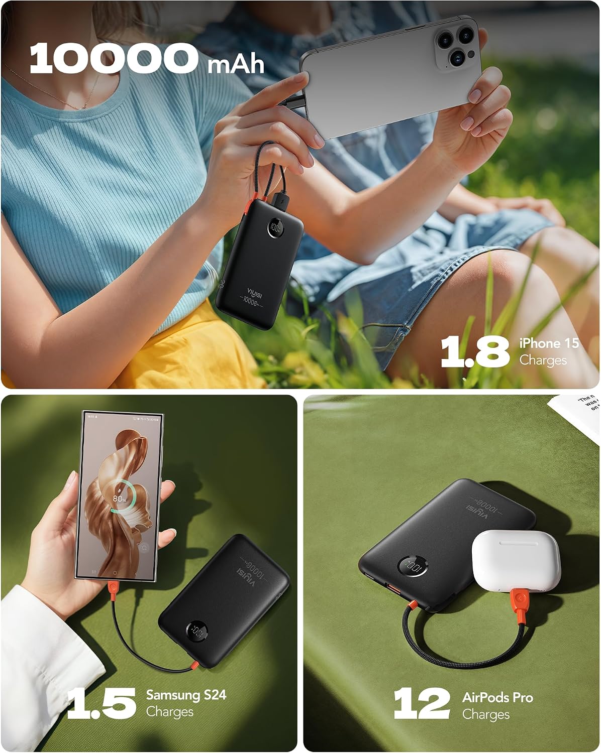 Power bank sottile da 10.000 mAh – foto 4
