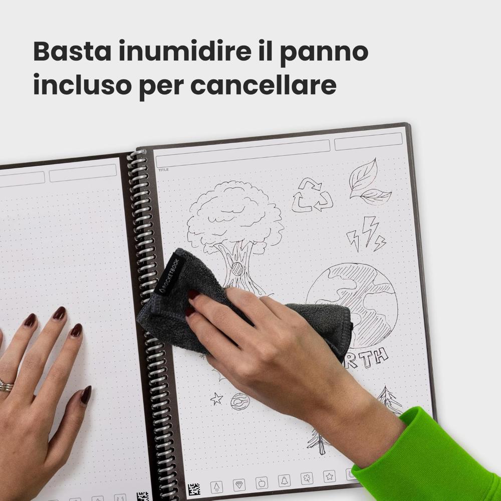 Rocketbook Core – taccuino smart riutilizzabile – foto 3