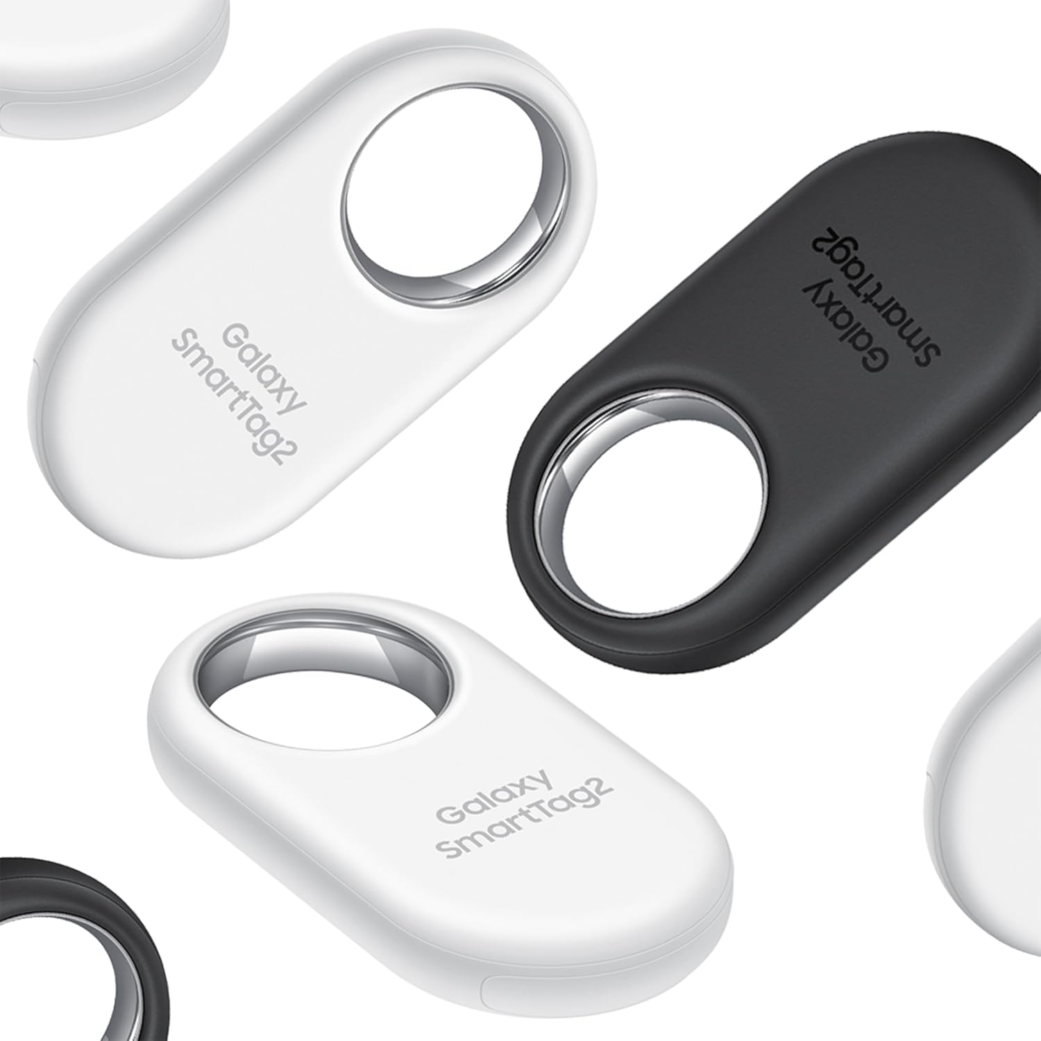Samsung Galaxy SmartTag2 (4 Pezzi) Localizzatore Bluetooth con Modalità Smarrito