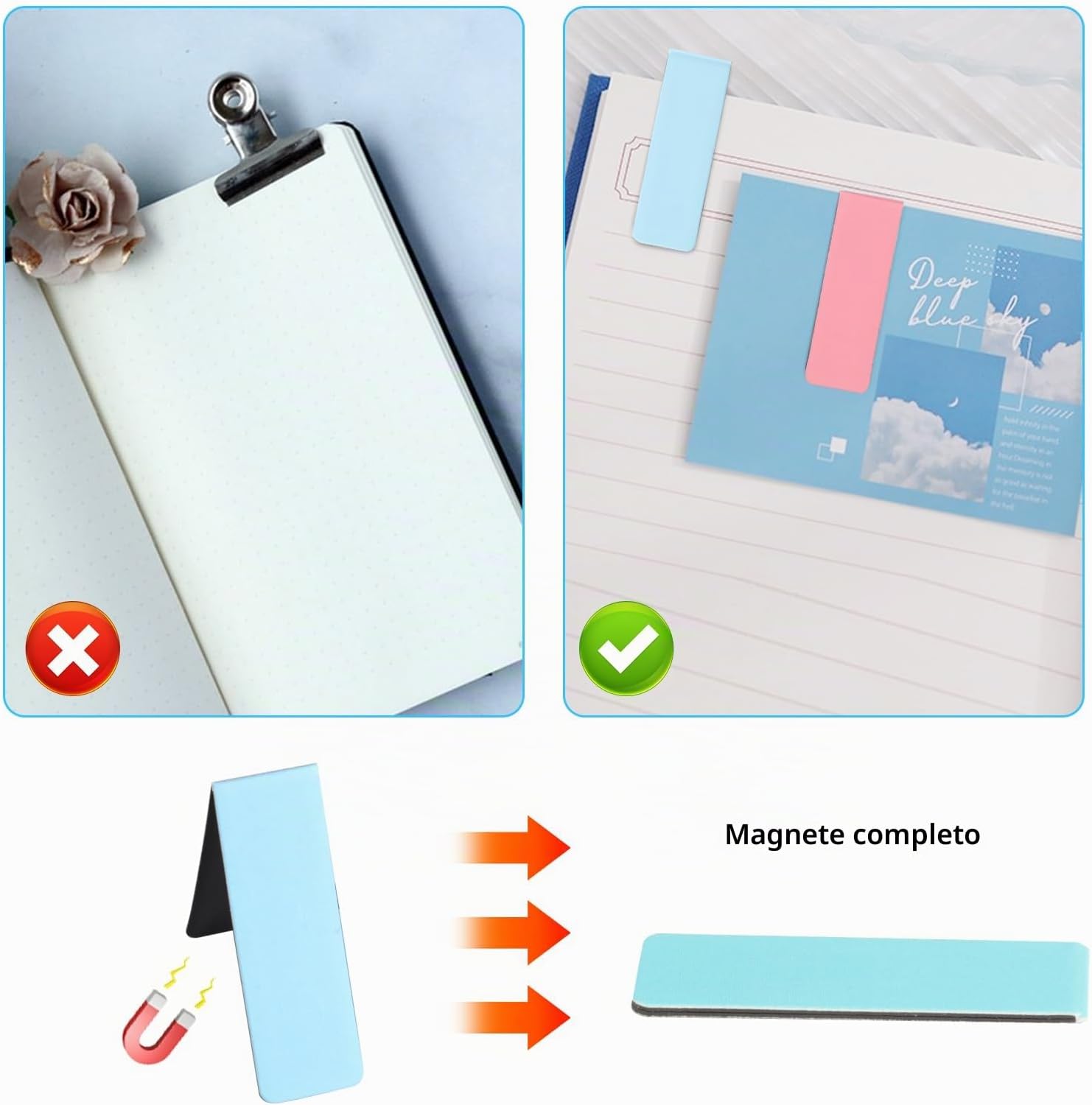 Set di segnalibri magnetici – foto 3