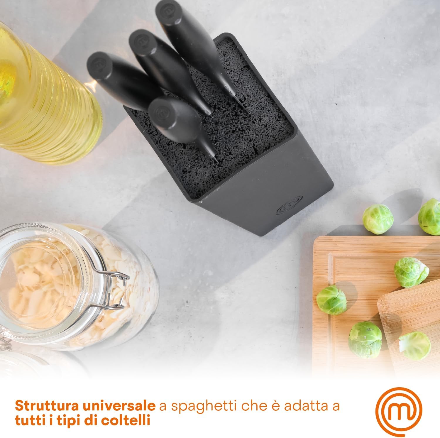Set coltelli da cucina MasterChef con ceppo – foto 5
