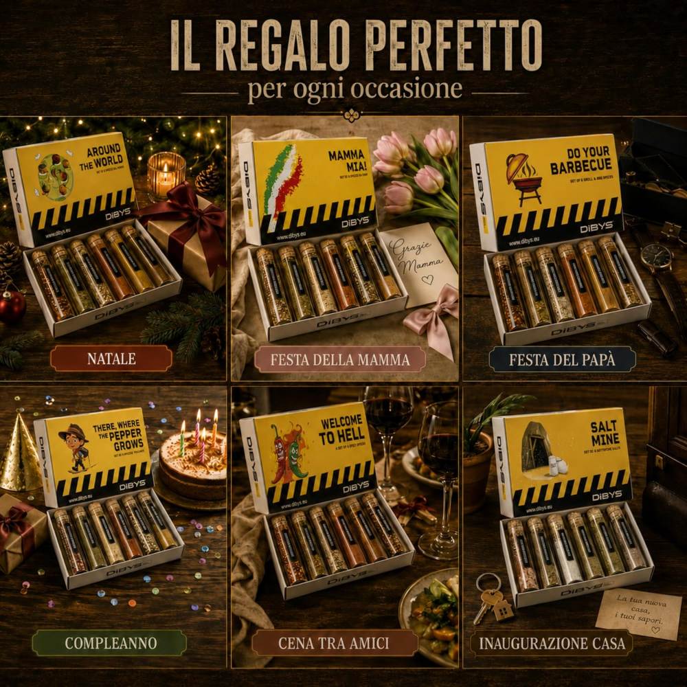 Set di spezie e sale aromatizzati da tutto il mondo – foto 5