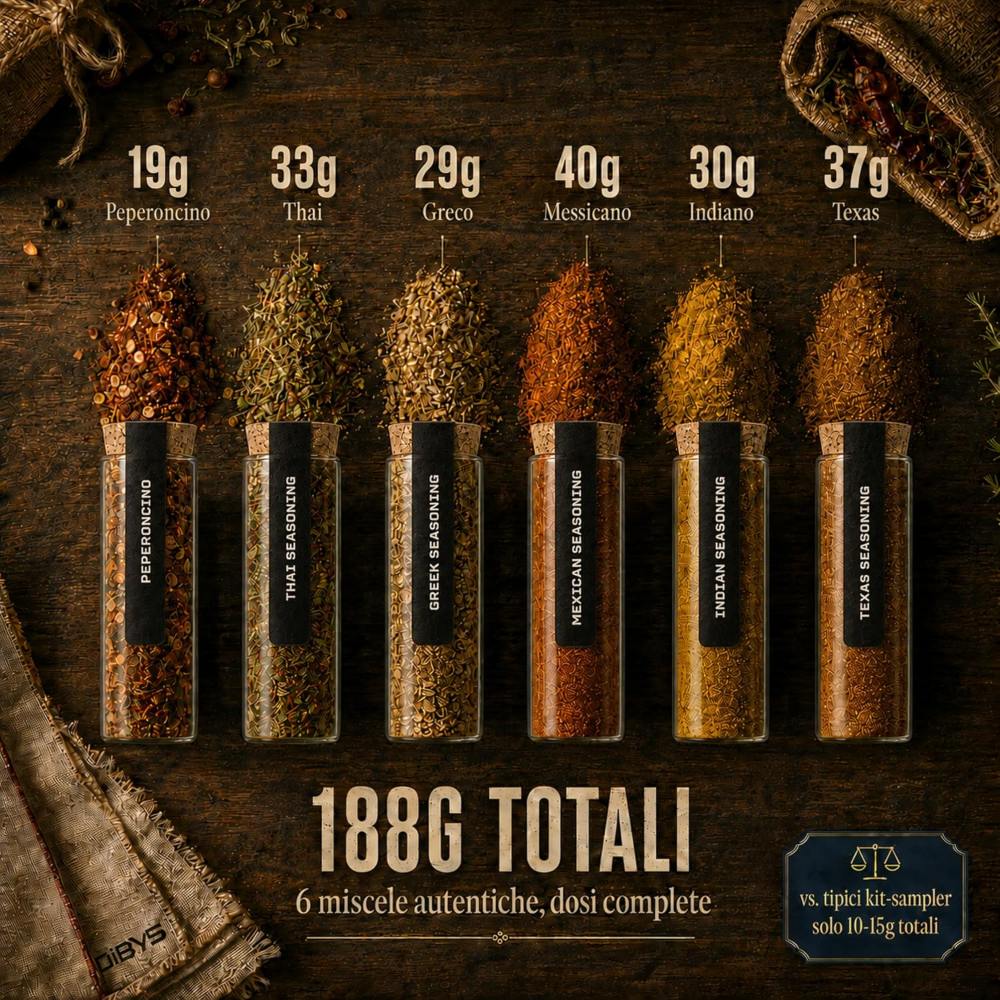 Set di spezie e sale aromatizzati da tutto il mondo – foto 2