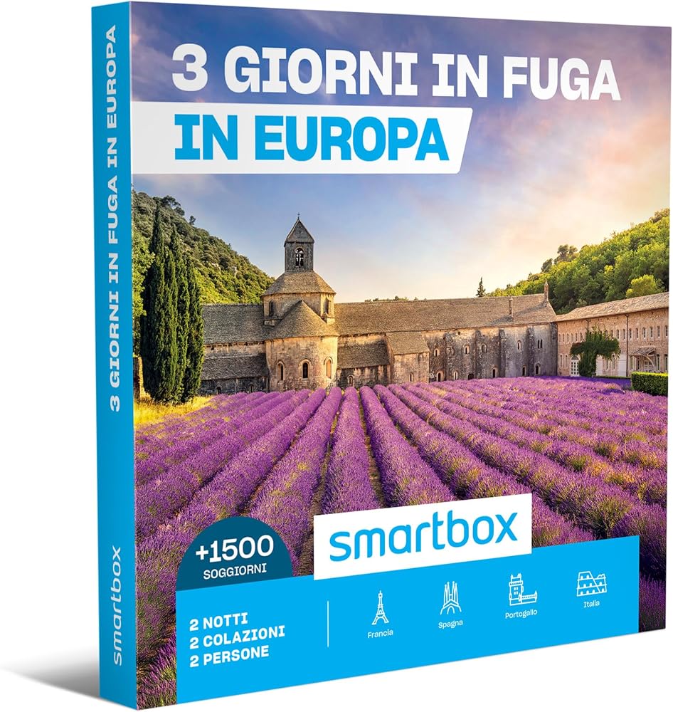 Smartbox 3 Giorni in Fuga in Europa, cofanetto per due