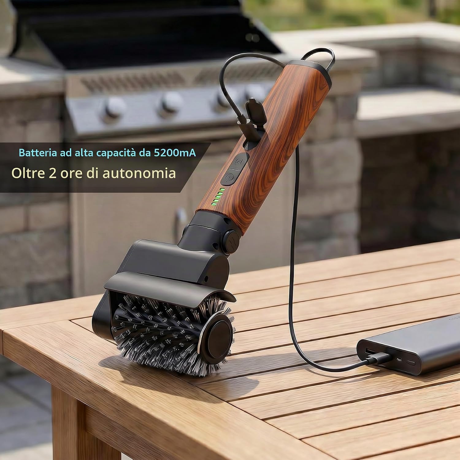 Spazzola per barbecue elettrica 3 in 1 – foto 5
