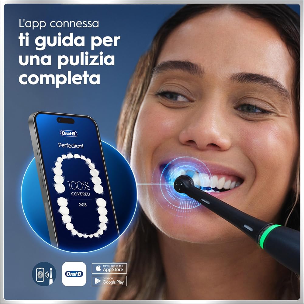 Oral-B iO 6 spazzolino elettrico con 2 testine e custodia – foto 2