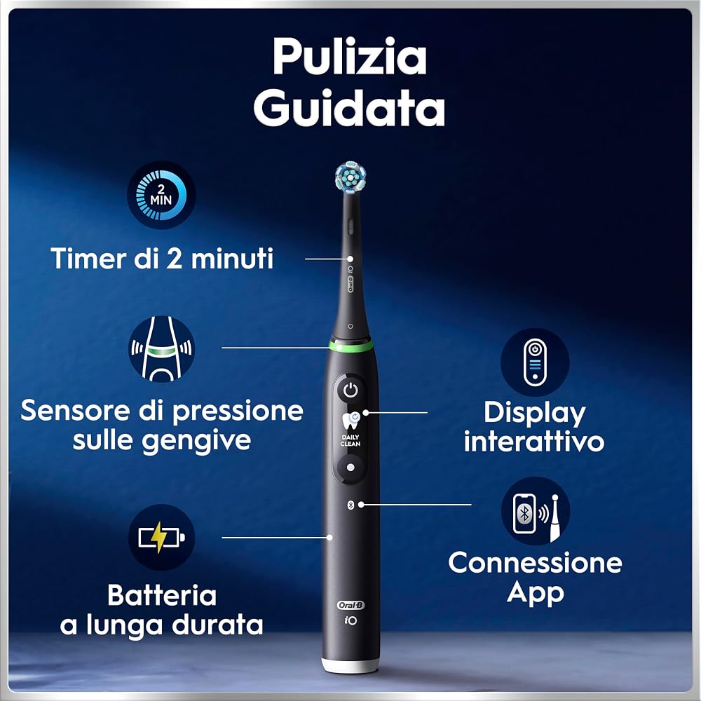 Oral-B iO 6 spazzolino elettrico con 2 testine e custodia – foto 3