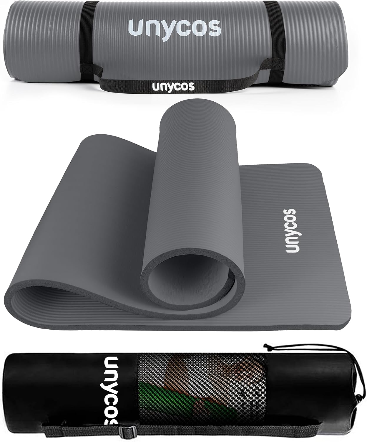 Tappetino da yoga antiscivolo con borsa