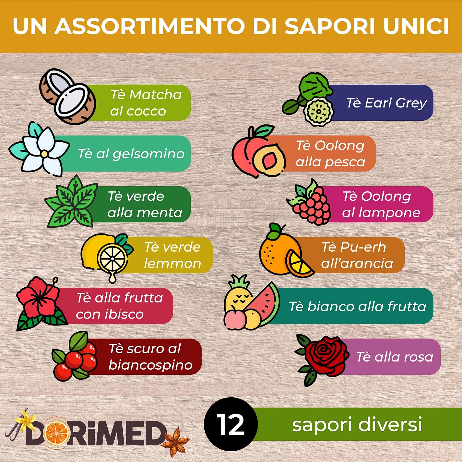 Cofanetto di tè e infusi in bustine di seta – foto 3