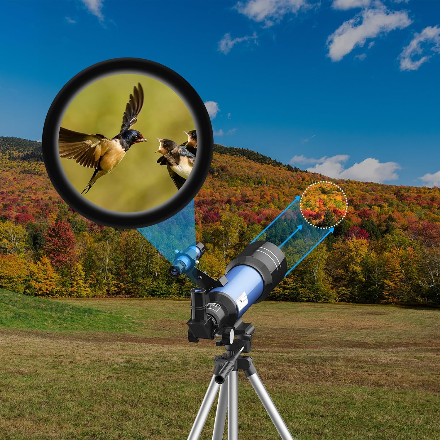 Telescopio per principianti con treppiede – foto 4