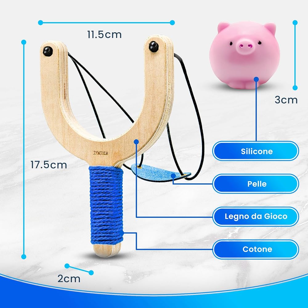Tira stress con 6 maialini: gadget antistress da ufficio – foto 2