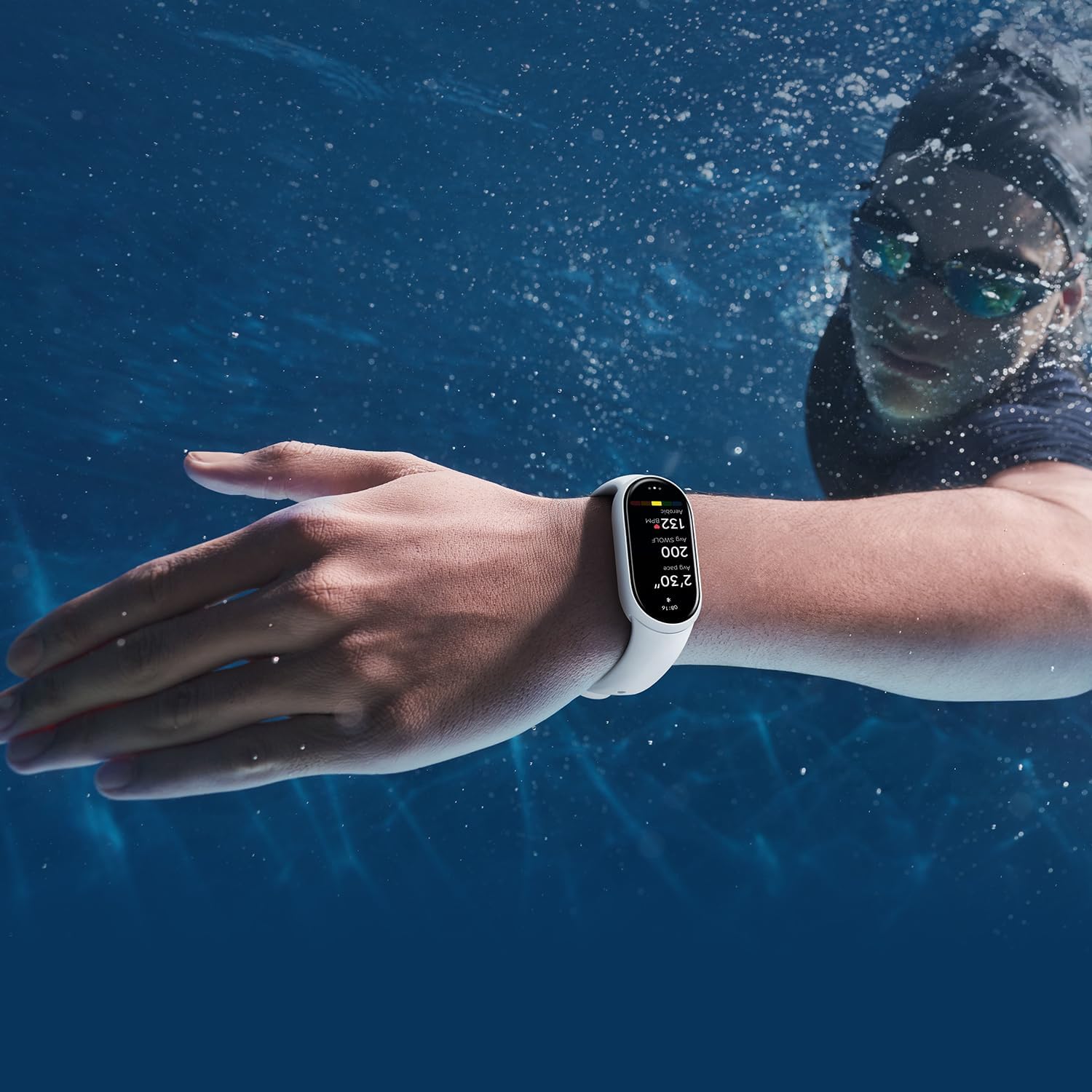 Fitness band con cardiofrequenzimetro e notifiche