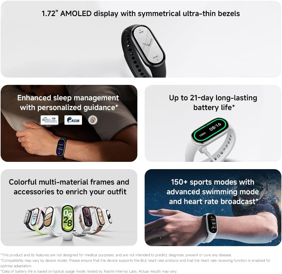 Fitness band con cardiofrequenzimetro e notifiche – foto 4