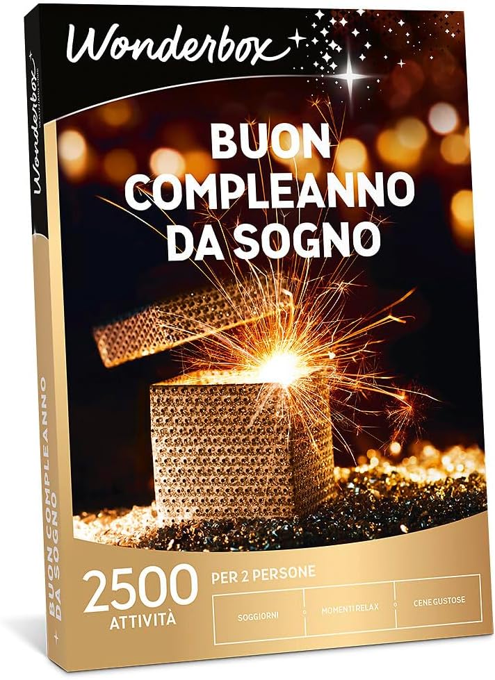 Wonderbox Buon Compleanno da Sogno, cofanetto per 2